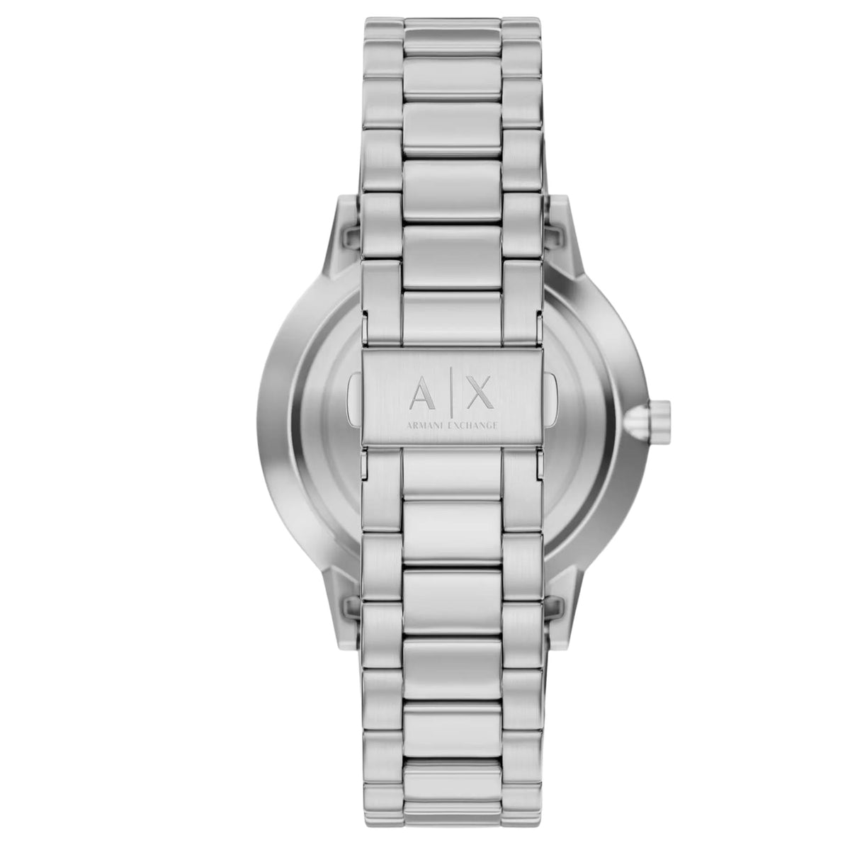 Armani Exchange Cayde 42mm Black Dial Steel Mens Quartz Watch AX7182SET