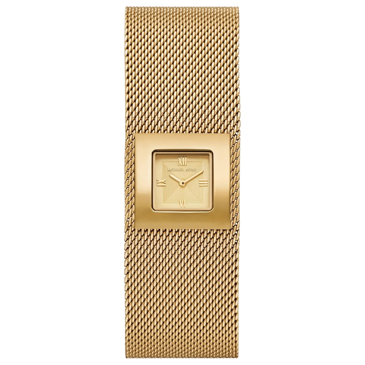Michael Kors Darrington 22mm Gold Dial Steel Ladies Quartz Watch MK7626
