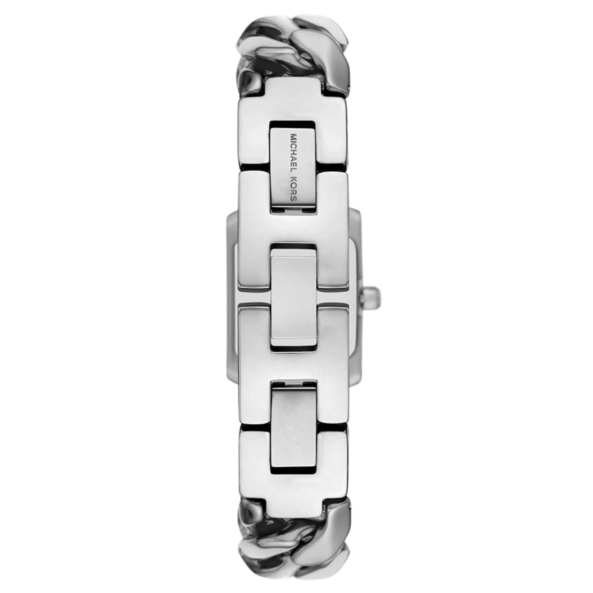 Michael Kors Georgie 19mm Silver Dial Steel Ladies Quartz Watch MK7657SET