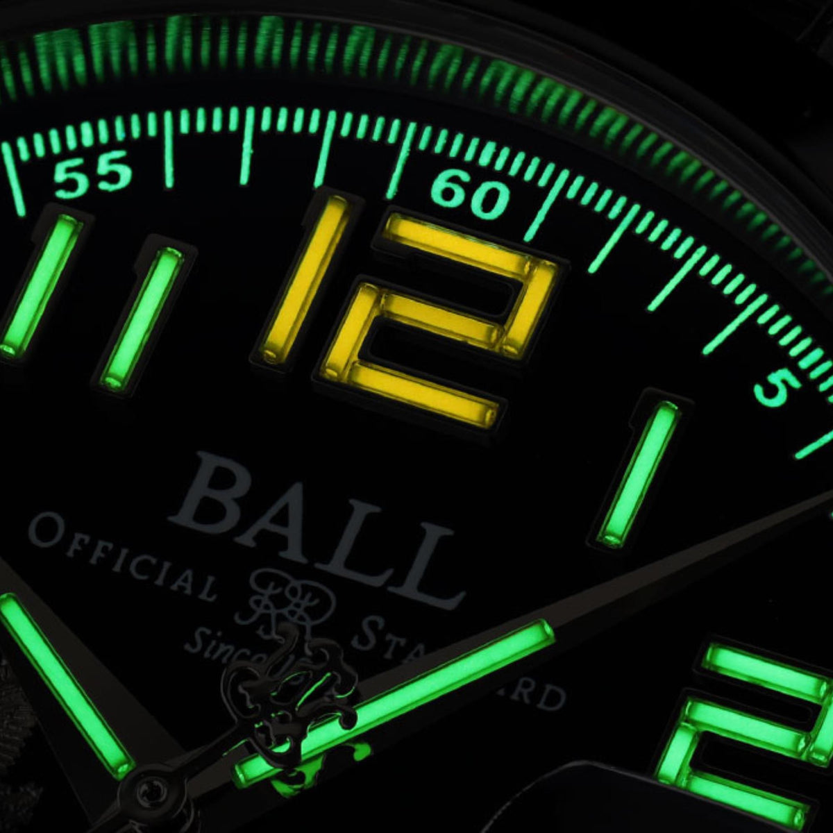 BALL Engineer III 'Army' 40mm Limited Edition Black Dial Steel Mens Automatic Watch NM3000C-S11C-BK