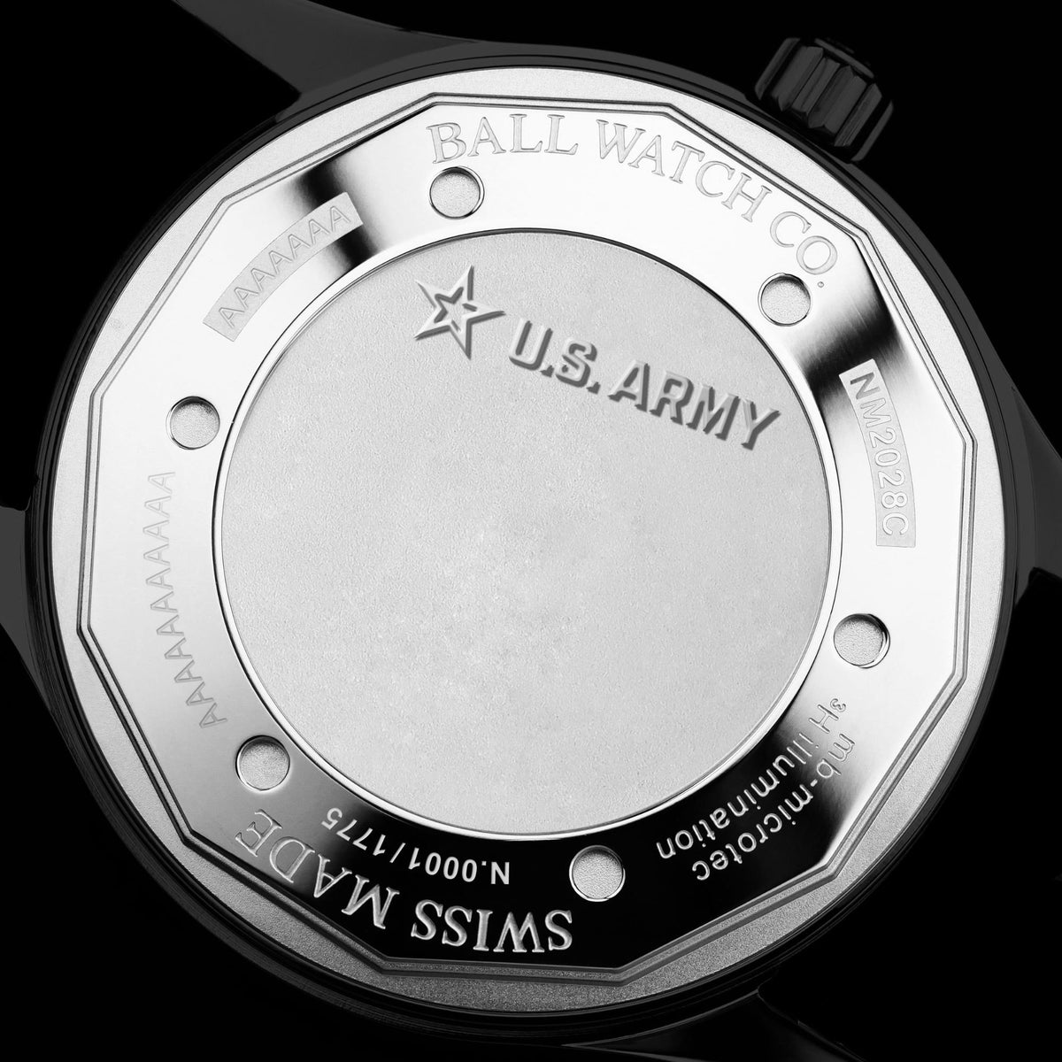 BALL Engineer III 'Army' 43mm Limited Edition Turquoise Dial Rubber Mens Automatic Watch NM2028C-P49C-TQ