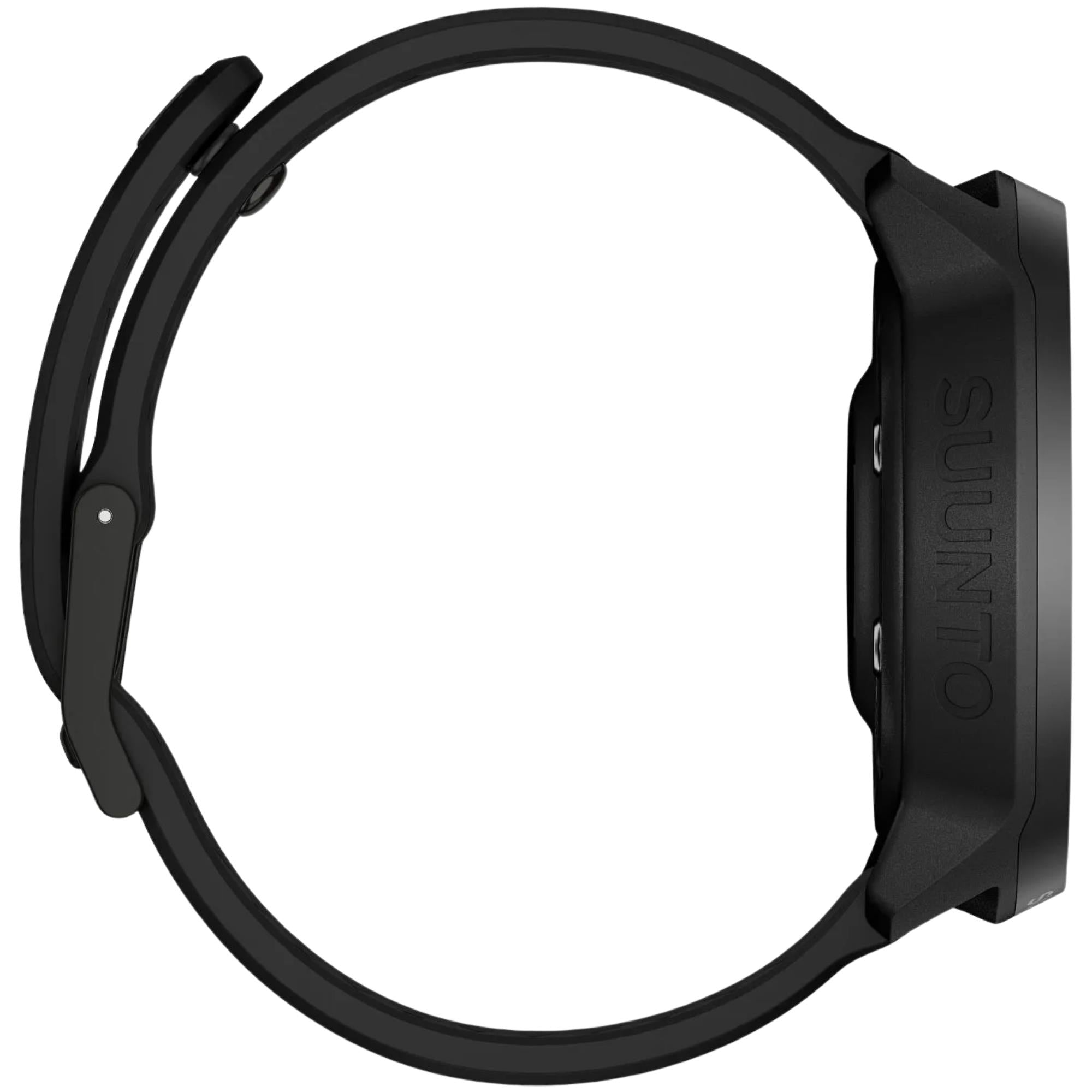 Suunto Run 2 46.5mm 4GB AMOLED Digital All Black Silicone Smart Fitness Watch SS051723000