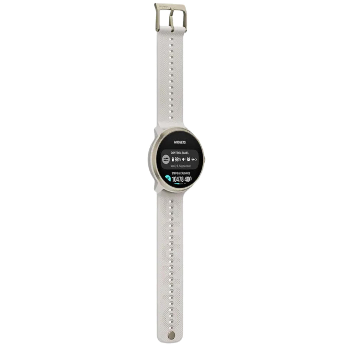 Suunto Run 2 46.5mm 4GB AMOLED Digital Feather Gold Silicone Smart Fitness Watch SS051724000