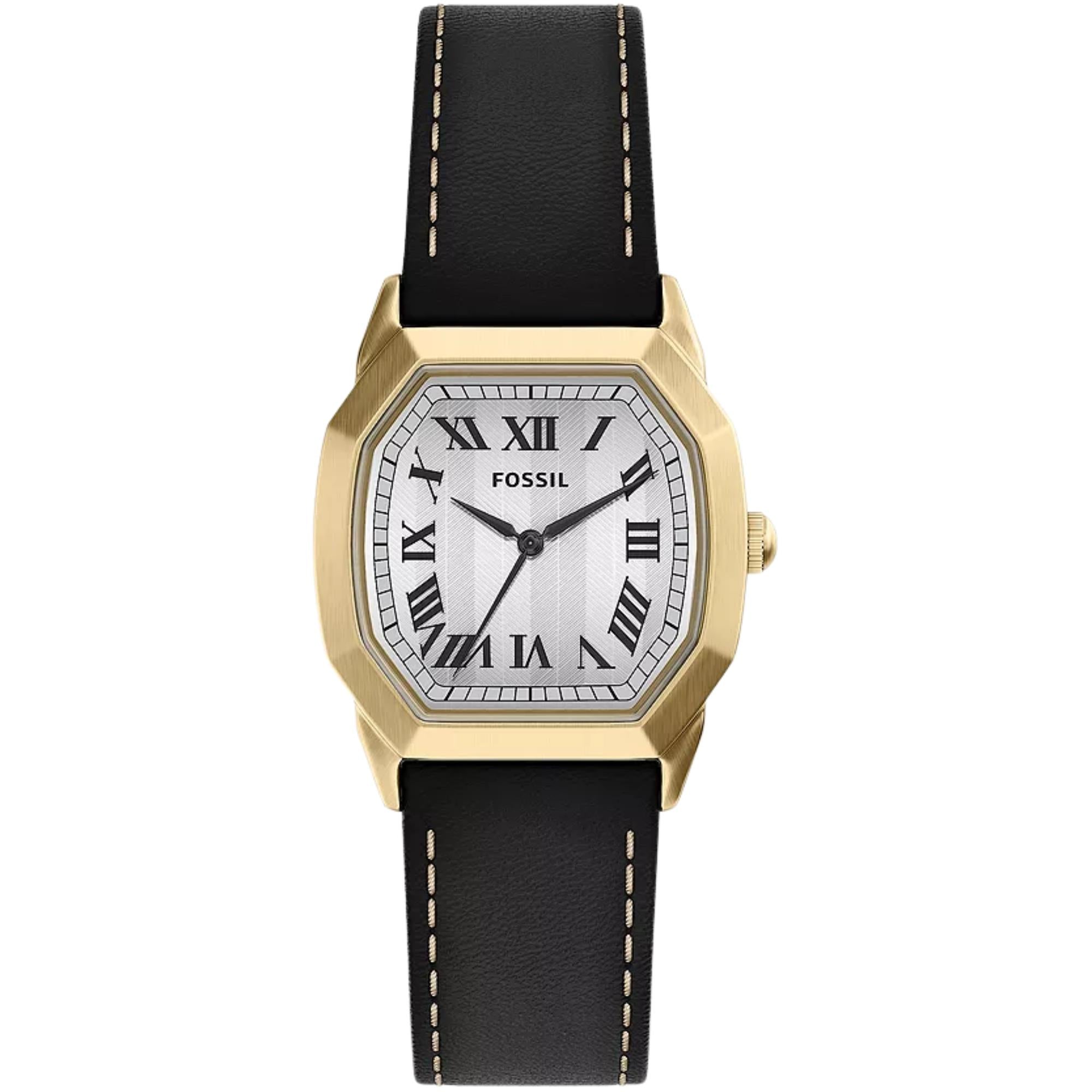 Fossil Harlow 33mm Cream Dial Steel Mens Quartz Watch FS6215