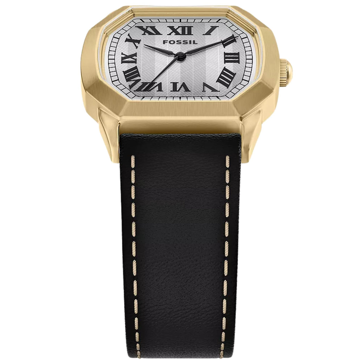 Fossil Harlow 33mm Cream Dial Steel Mens Quartz Watch FS6215