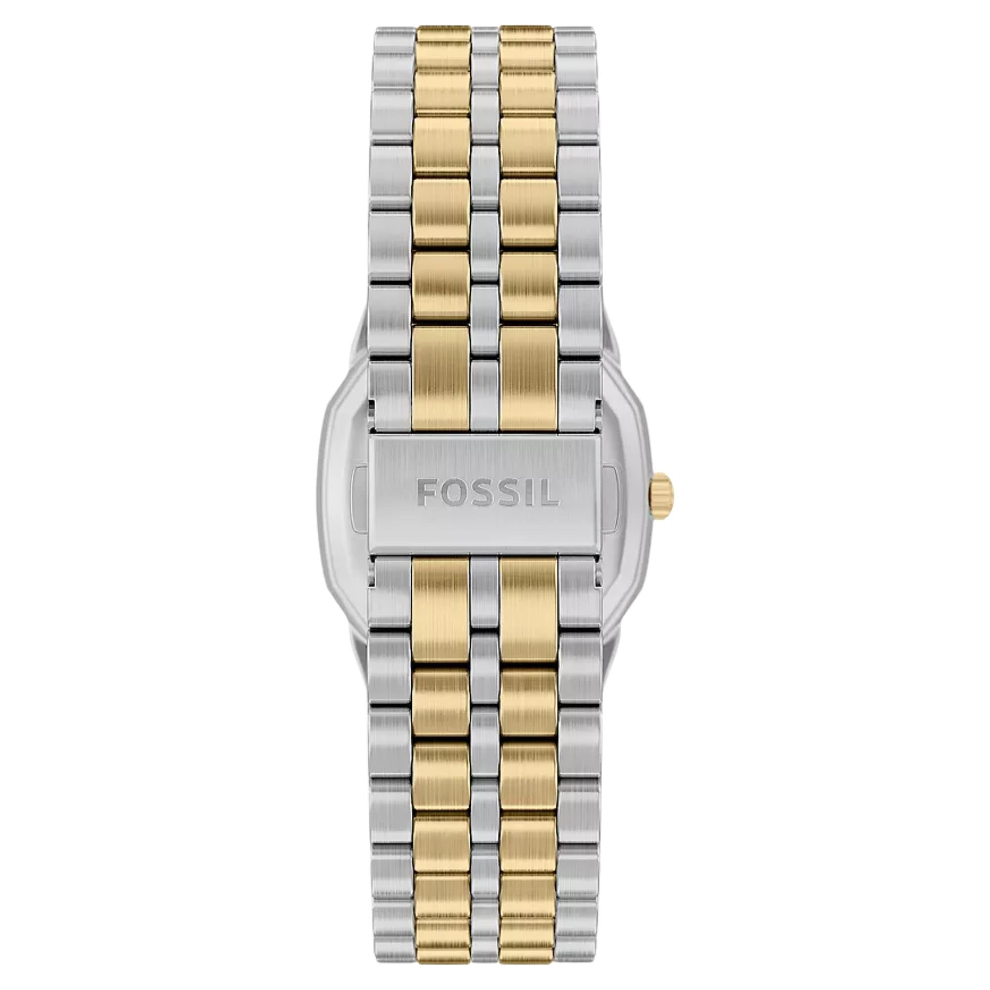 Fossil Harlow 33mm Cream Dial Steel Mens Quartz Watch FS6212