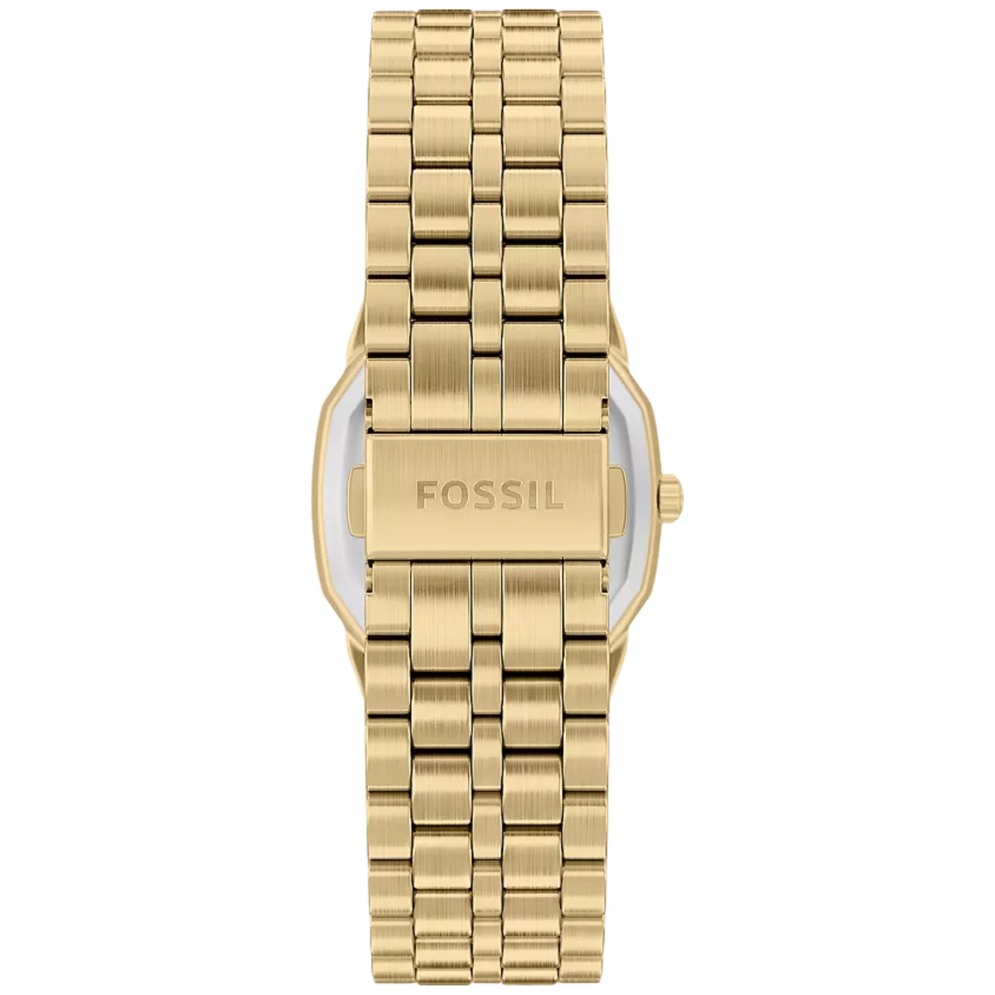 Fossil Harlow 33mm Black Dial Steel Mens Quartz Watch FS6213