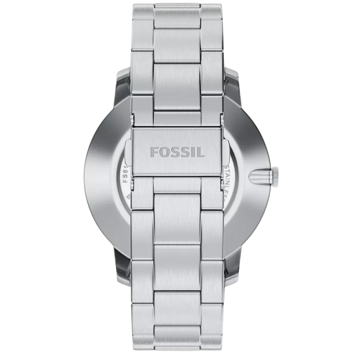 Fossil Minimalist 44mm Blue Dial Steel Mens Quartz Watch FS6180