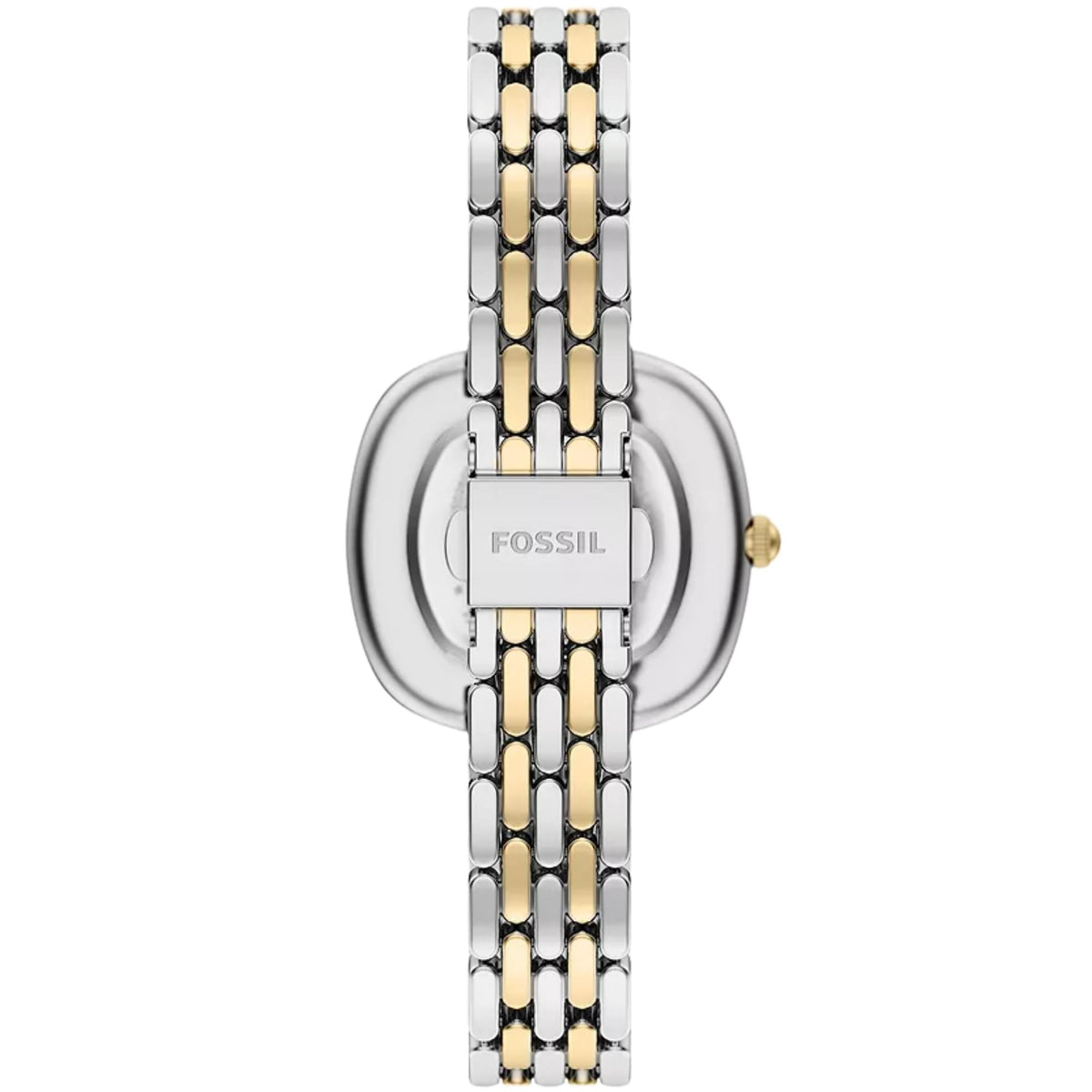 Fossil Emerson 30mm Silver Dial Steel Ladies Quartz Watch ES5509