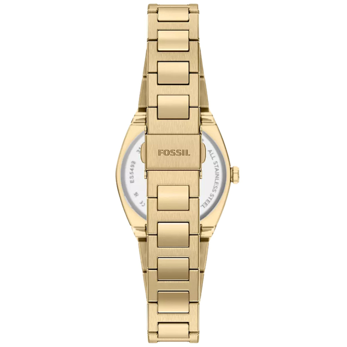 Fossil Everett 27mm Green Dial Steel Ladies Quartz Watch ES5493