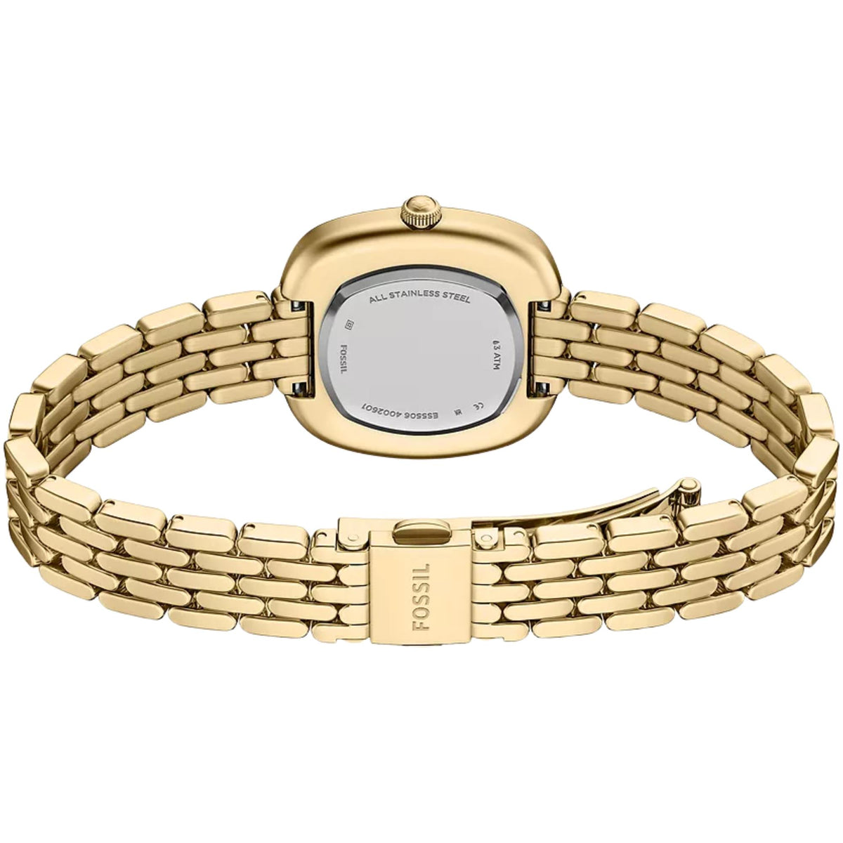 Fossil Emerson 30mm Gold Dial Steel Ladies Quartz Watch ES5506