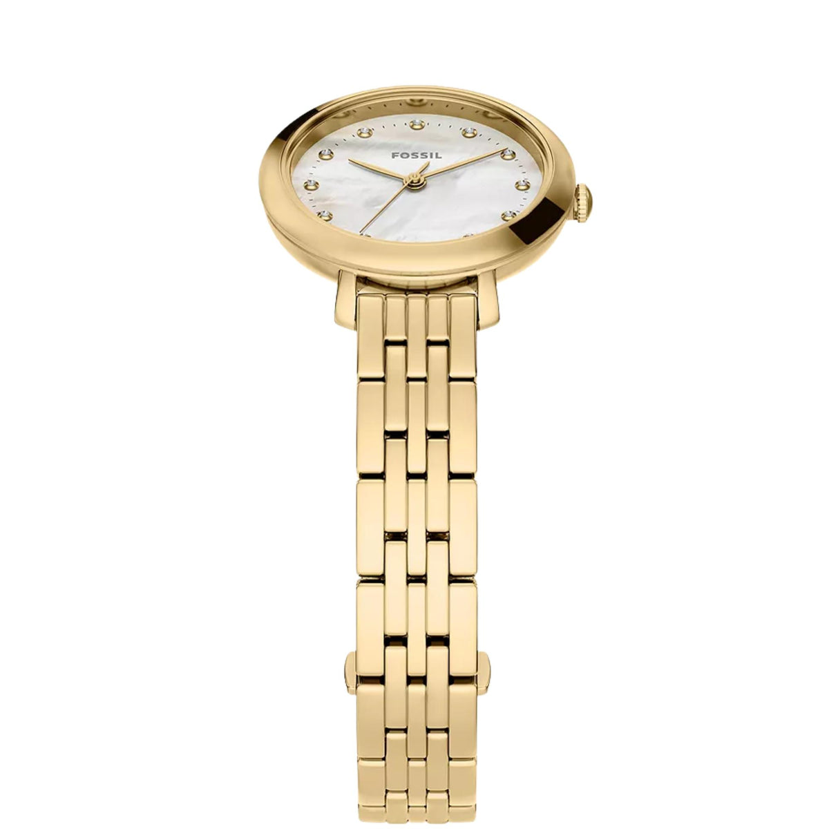 Fossil Heidi 26mm Mother of Pearl Dial Steel Ladies Quartz Watch ES5501