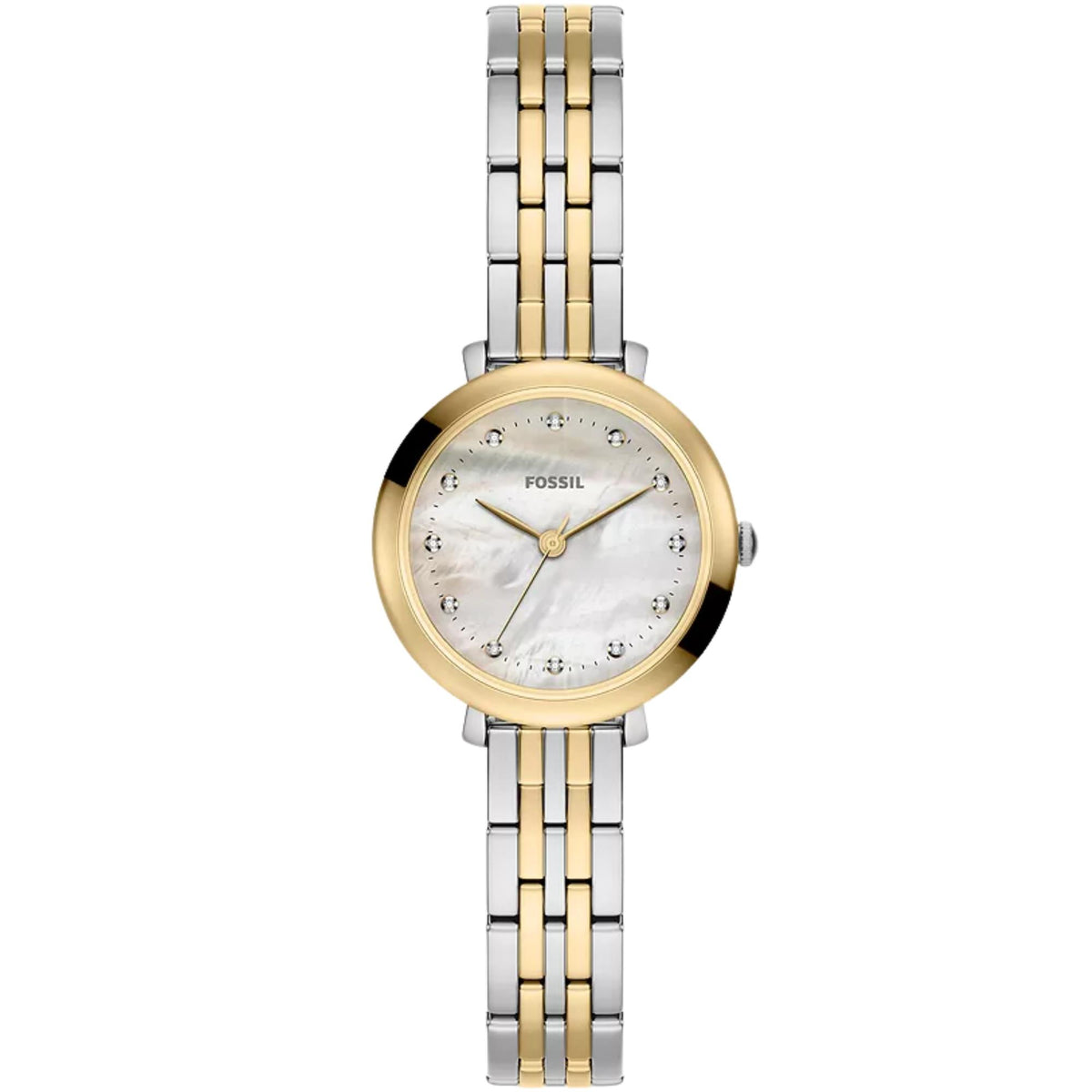 Fossil Heidi 26mm Mother of Pearl Dial Steel Ladies Quartz Watch ES5500