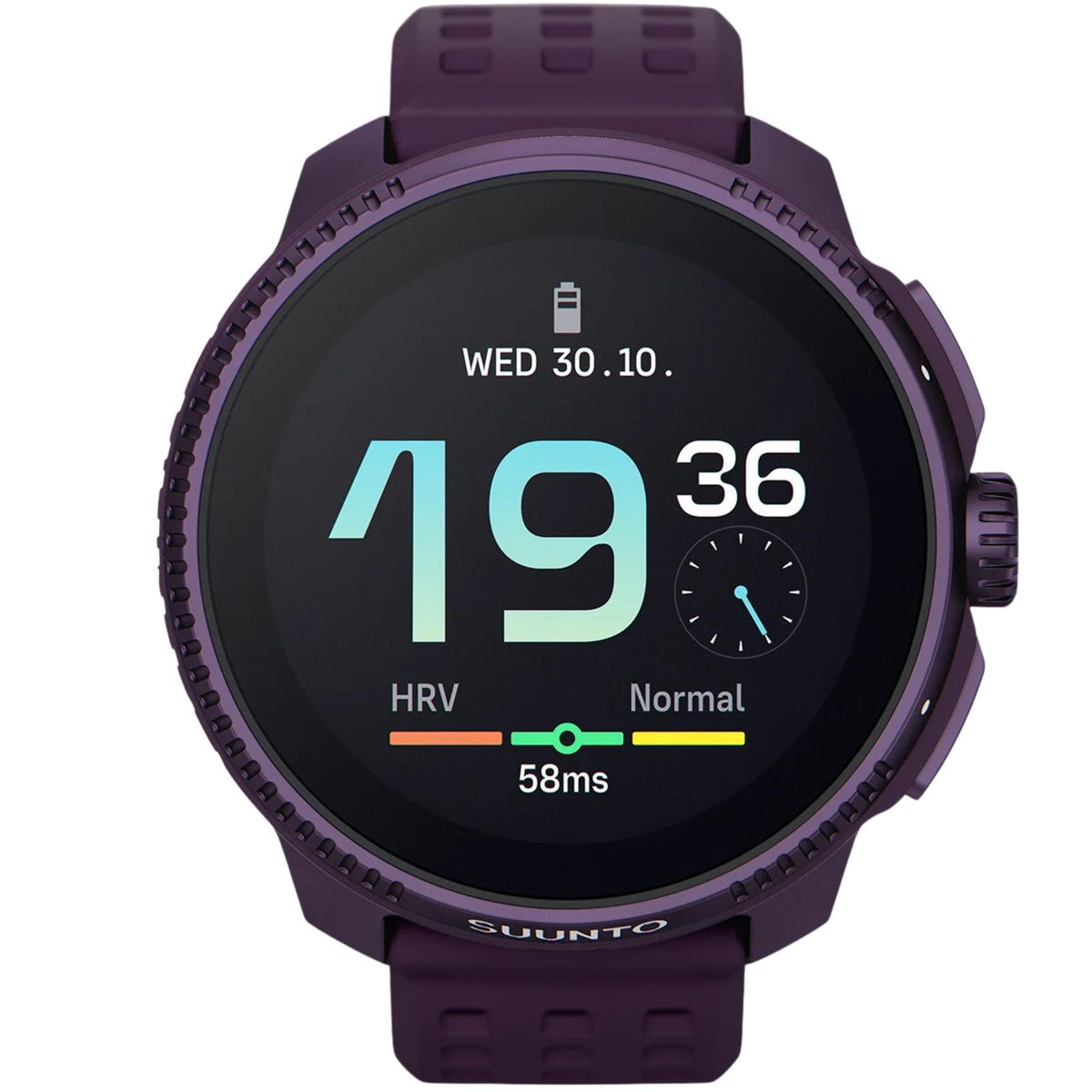 Suunto Race 49mm AMOLED Digital Titanium Amethyst Smart Fitness Watch SS050933000