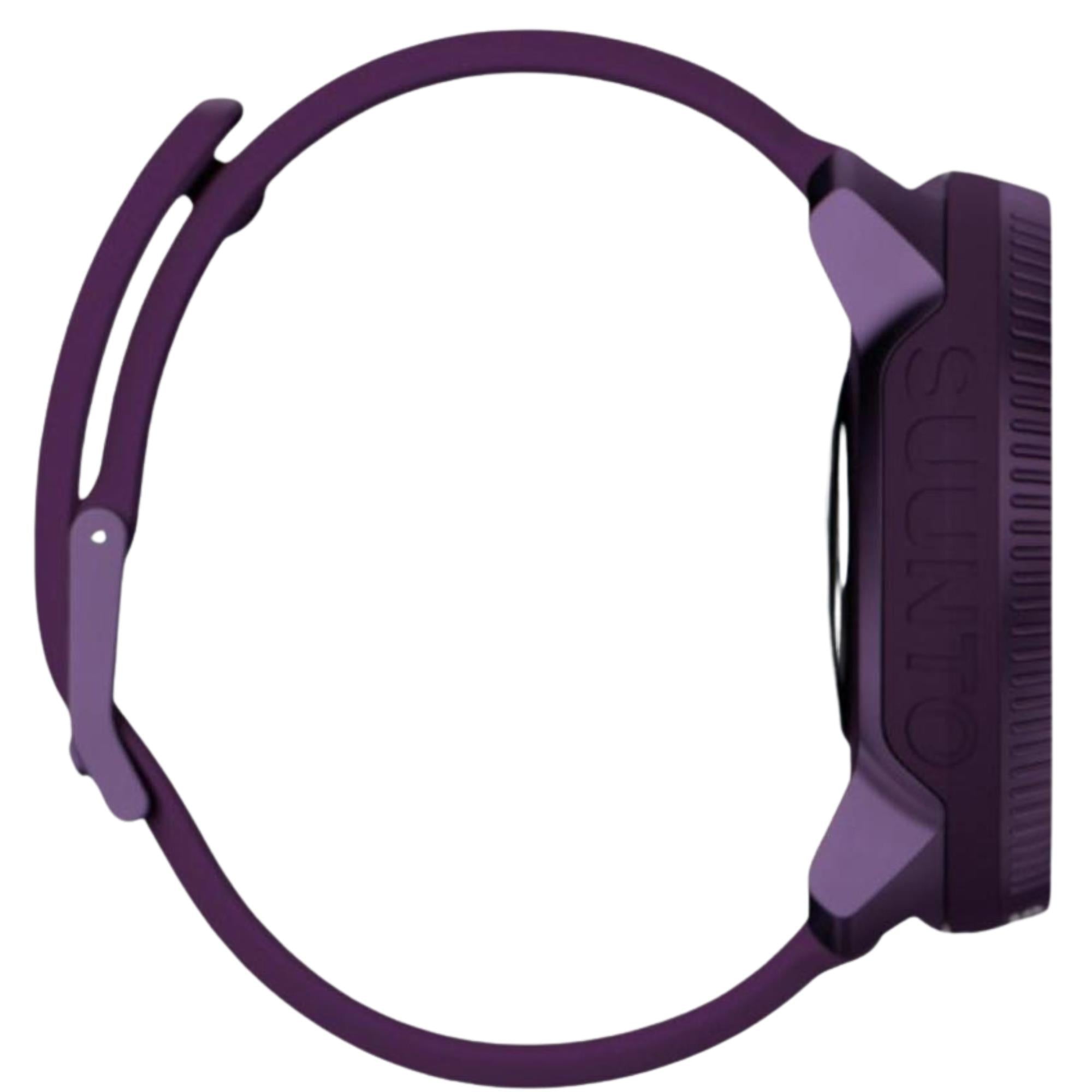 Suunto Race 49mm AMOLED Digital Titanium Amethyst Smart Fitness Watch SS050933000