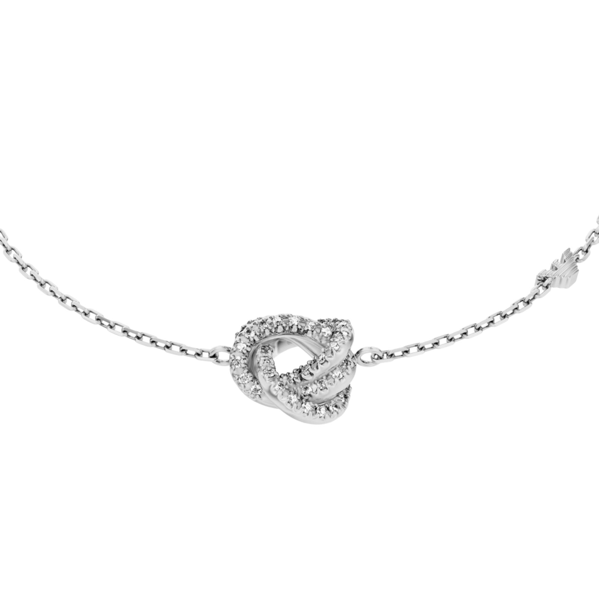 Emporio Armani Sentimental Silver Brass Ladies Station Bracelet EGS3422040