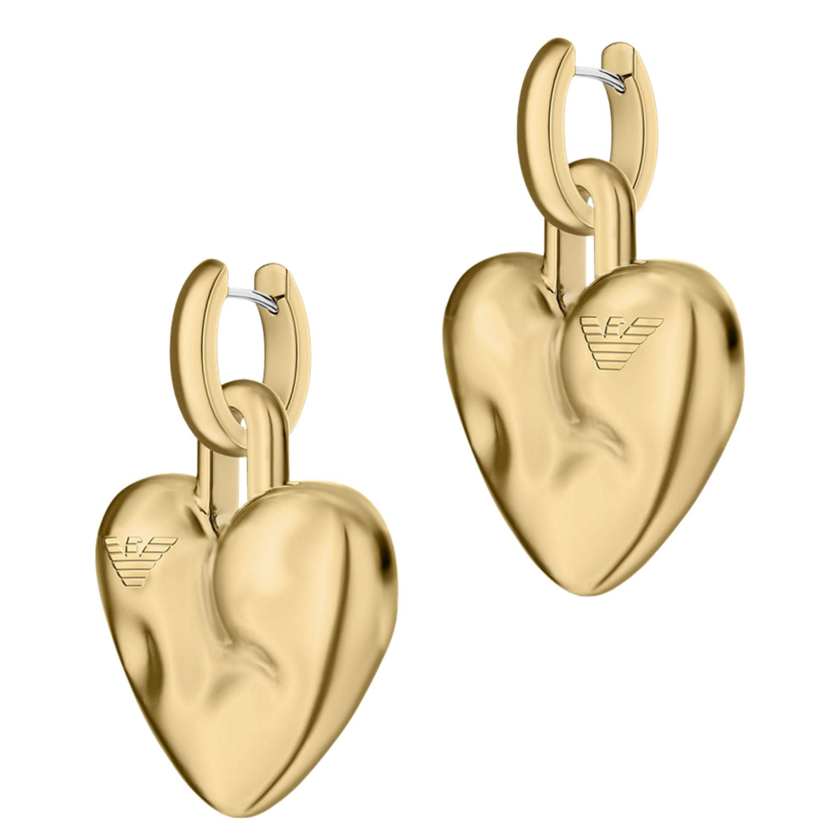 Emporio Armani Iconic Trend Gold Brass Ladies Earrings EGS3408710