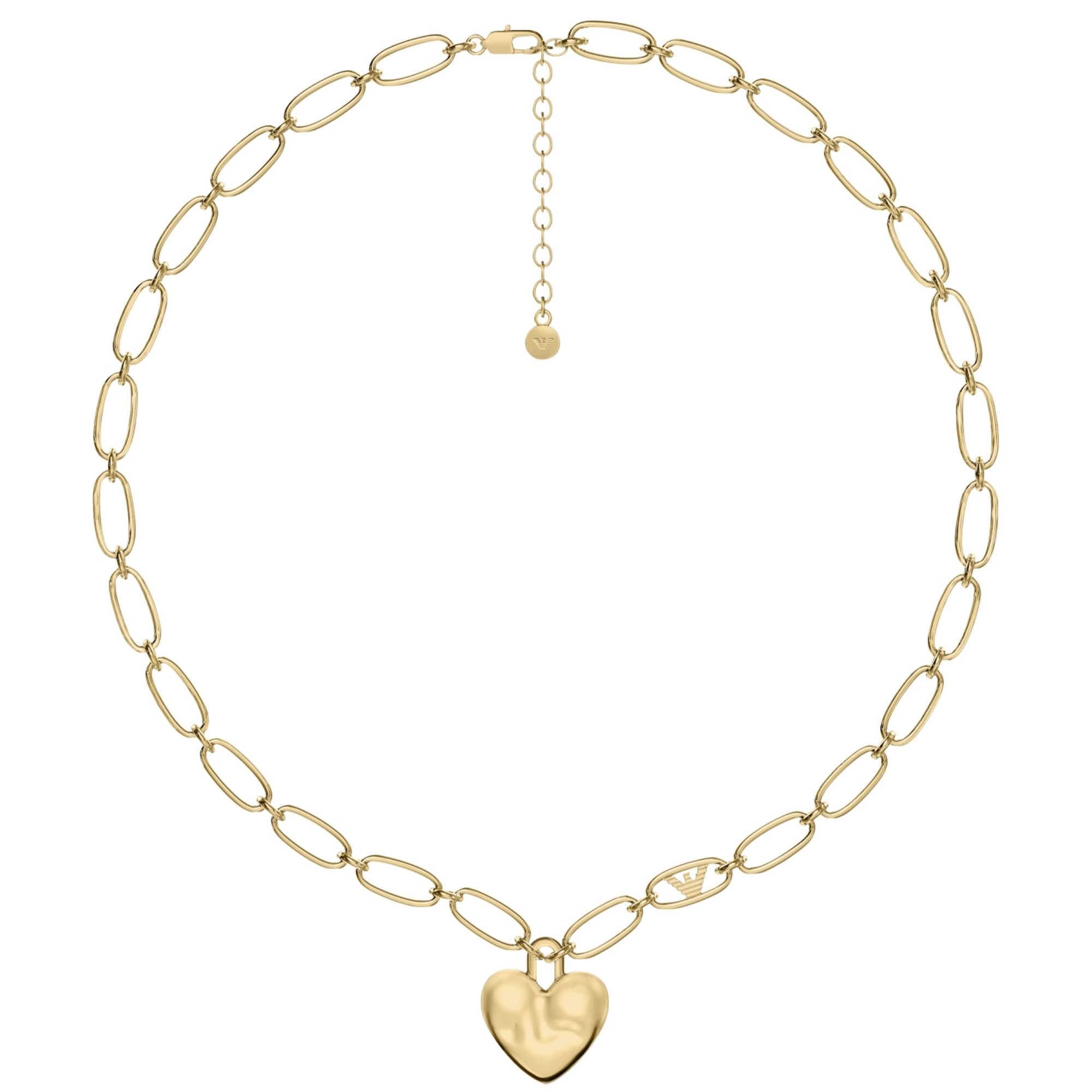 Emporio Armani Iconic Trend Gold Brass Ladies Necklace EGS3406710