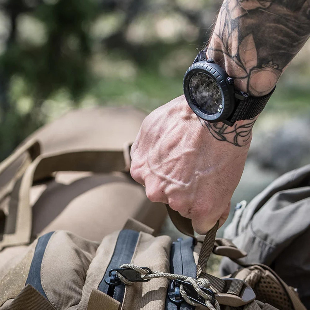 Suunto Core Alpha 49.5mm Digital Stealth Textile Outdoor Watch SS050504000