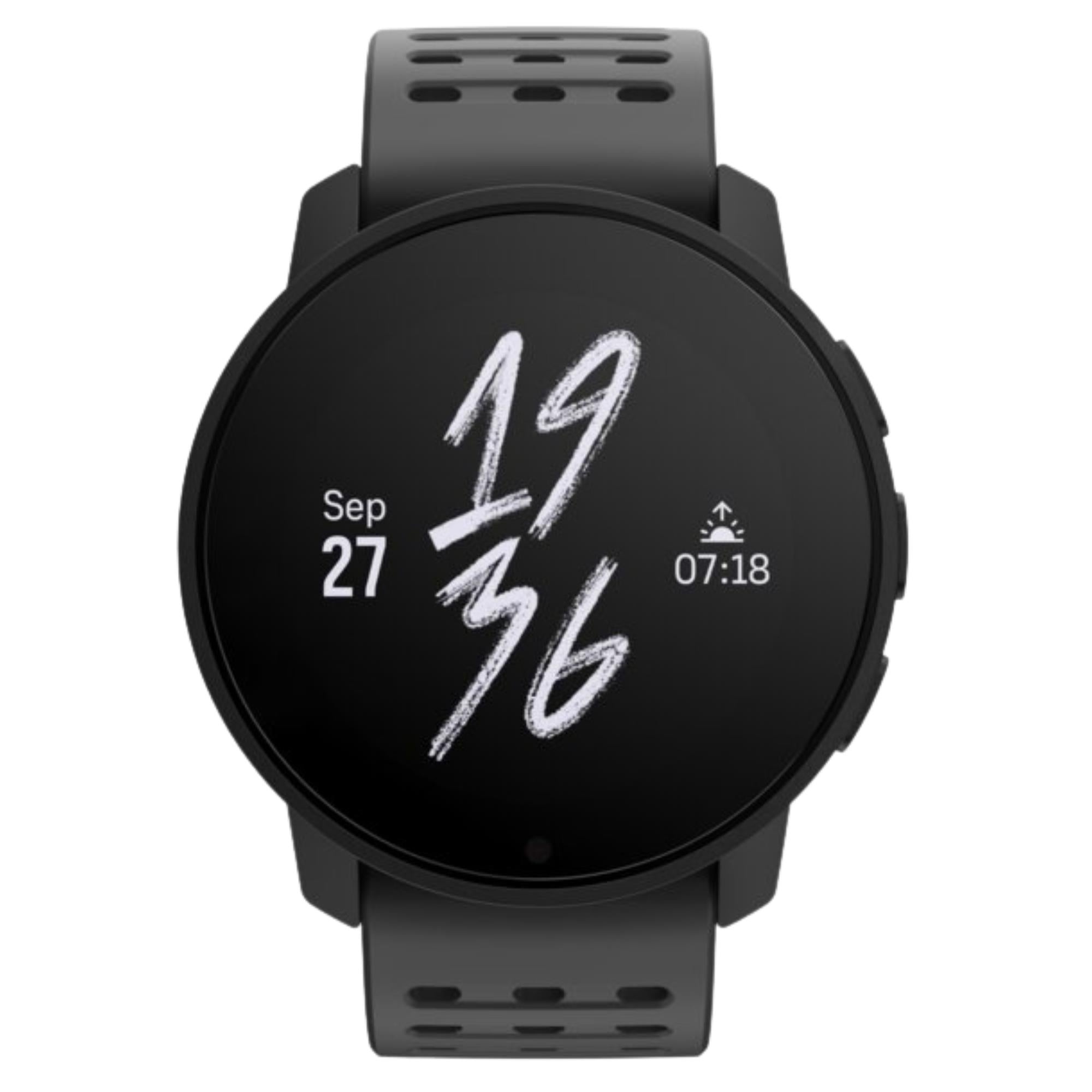 Suunto 9 Peak Pro 43mm Digital All Black Silicone Smart Fitness Watch SS050807000