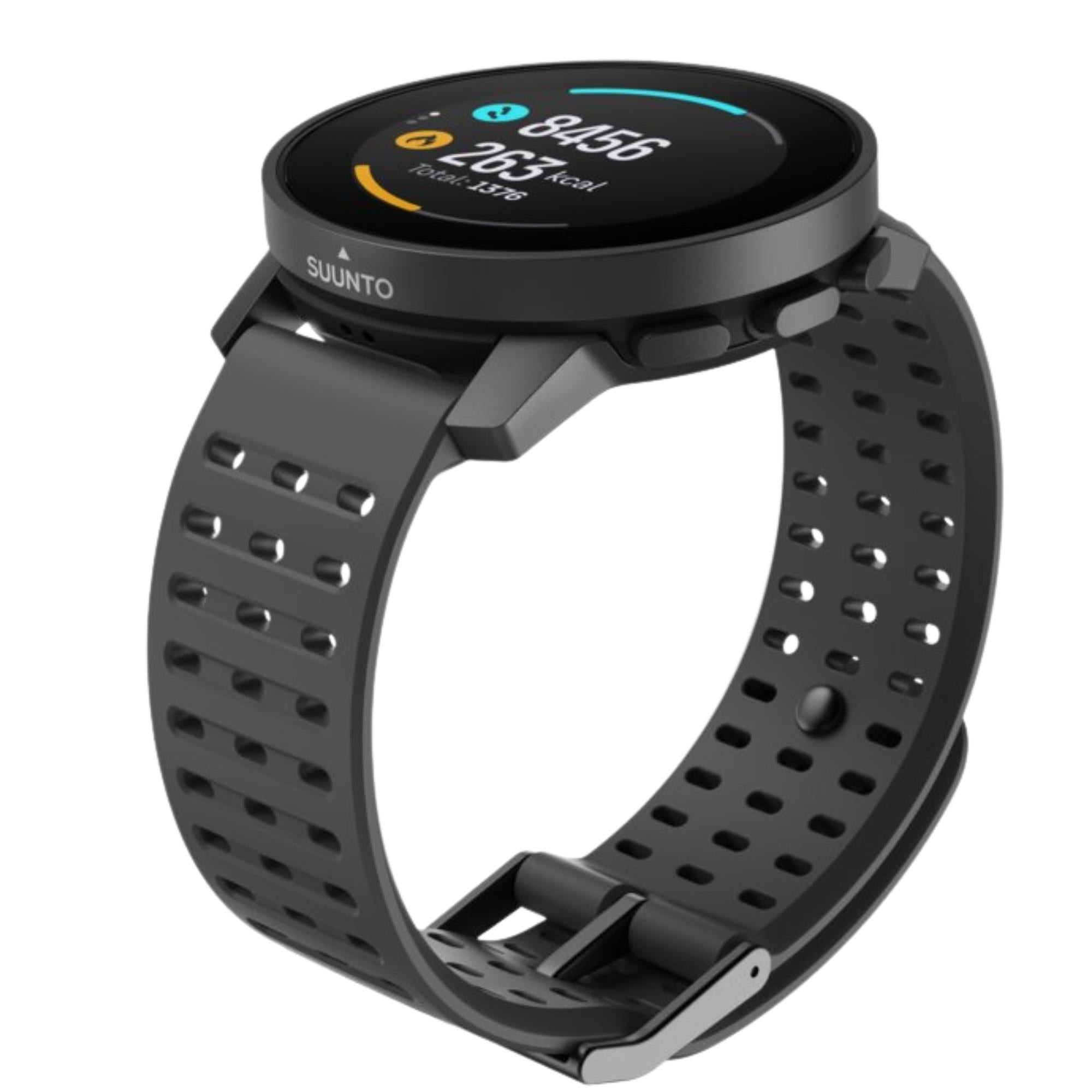 Suunto 9 Peak Pro 43mm Digital All Black Silicone Smart Fitness Watch SS050807000