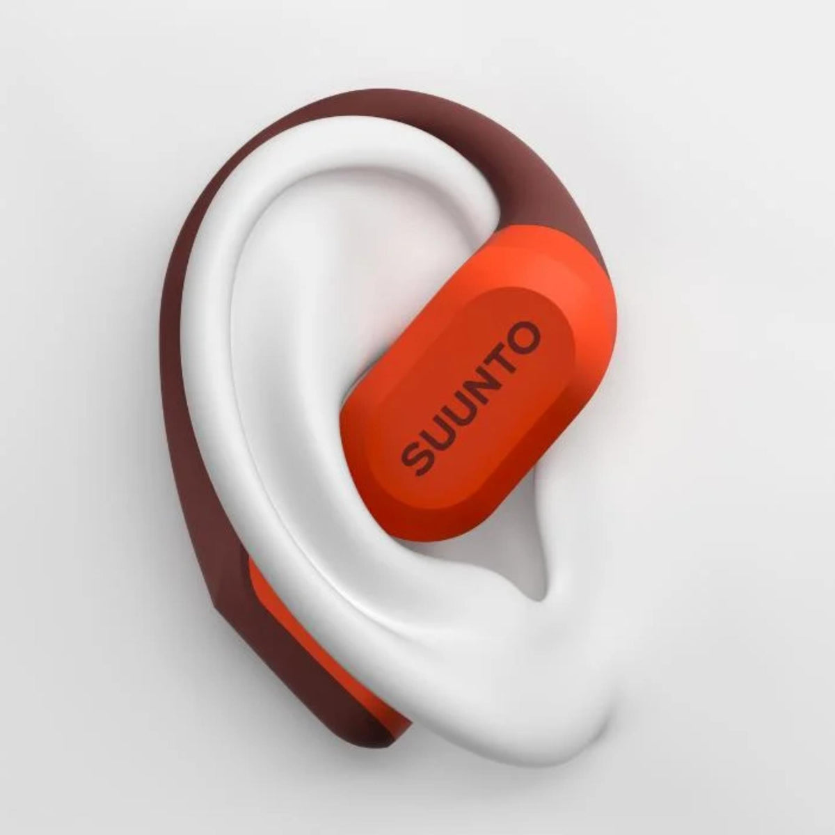 Suunto Spark Open-Ear Coral Orange Silicone and Titanium Bluetooth Headphones SS051357000