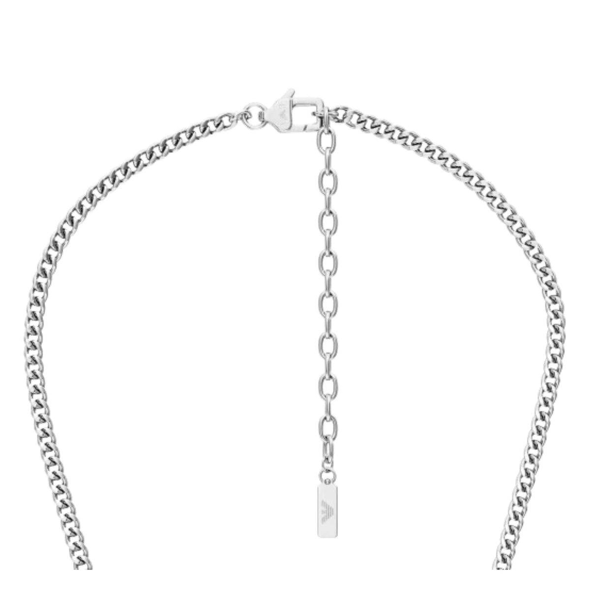 Emporio Armani Eagle Logo Steel Mens Necklace EGS3387040