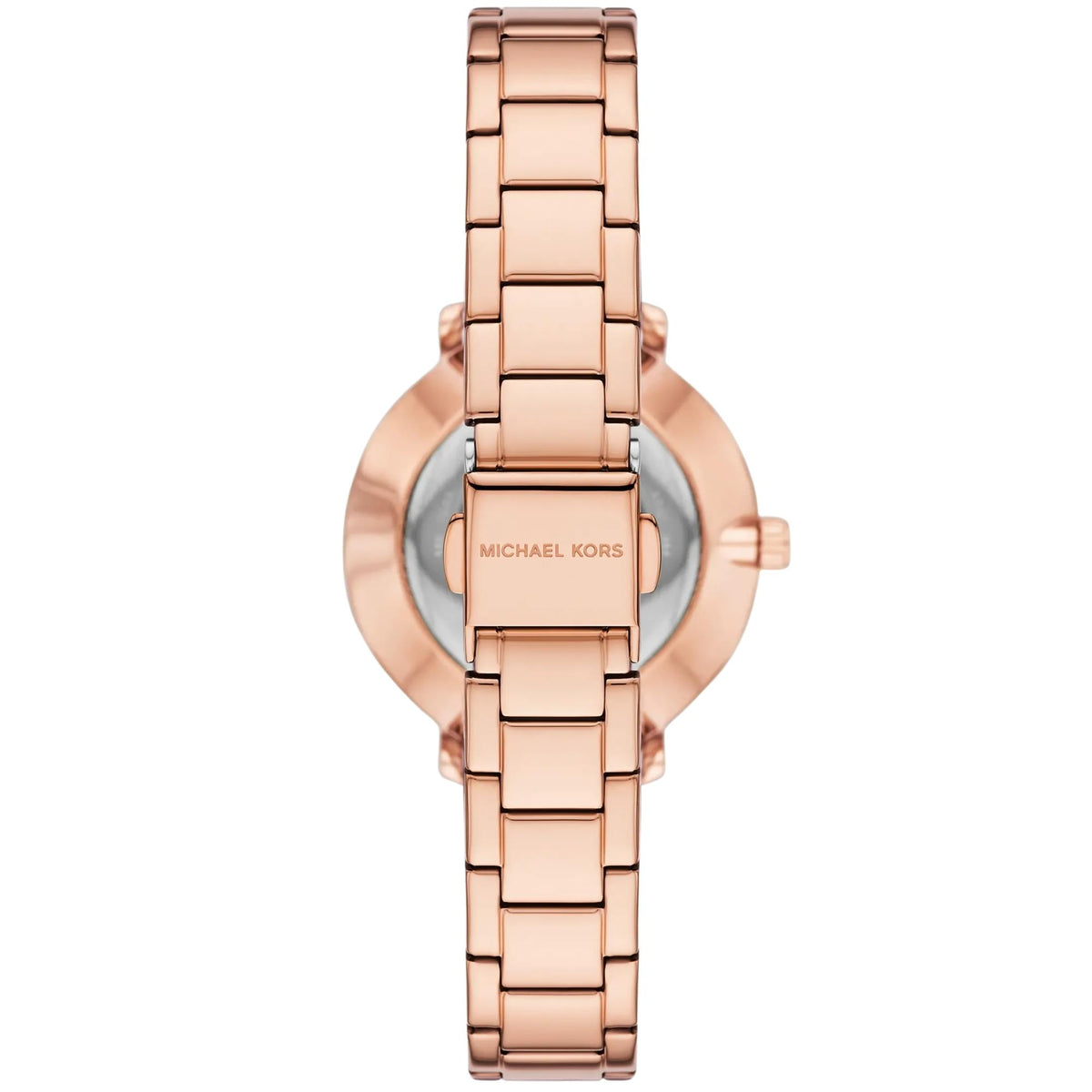 Michael Kors Pyper 32mm Rose Gold Dial Steel Ladies Quartz Watch MK7645SET
