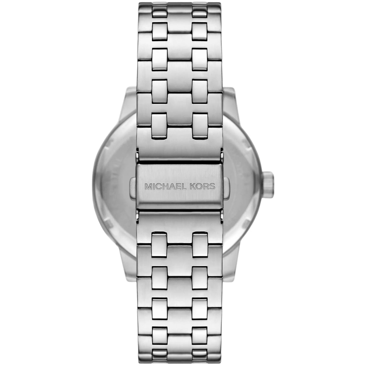 Michael Kors Wolfe 43mm Black Dial Steel Mens Quartz Watch MK9291SET