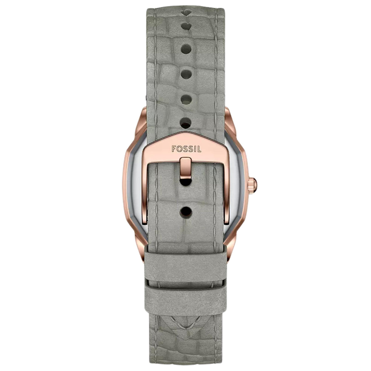 Fossil Harlow 27mm Cream Dial Leather Ladies Quartz Watch ES5435