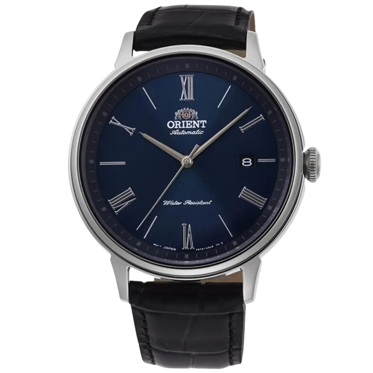 Orient Symphony 42mm Blue Dial Leather Mens Automatic Watch RA-AC0J05L30B