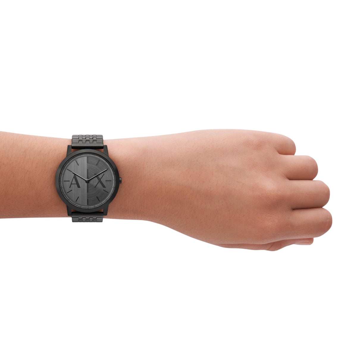 Armani Exchange Dale 40mm Black Dial Steel Mens Quartz Watch AX2872