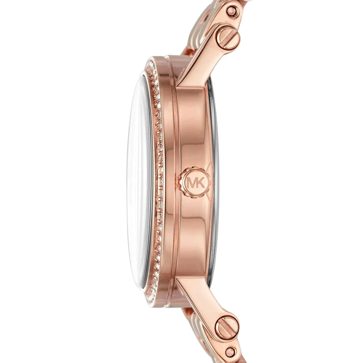 Michael Kors Norie 28mm Mother of Pearl Dial Rose Gold-Tone Steel Ladies Quartz Watch MK3558