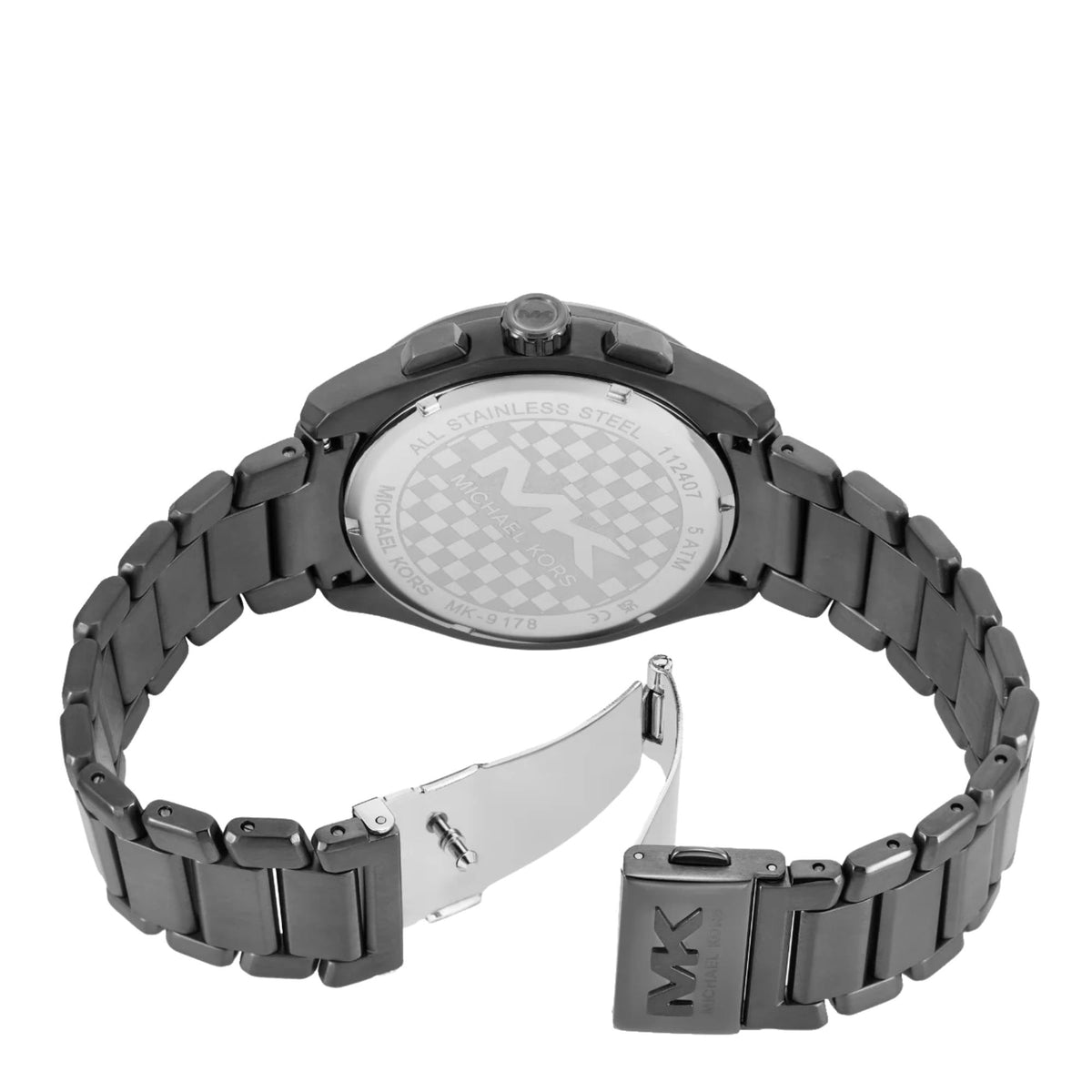 Michael Kors Accelerator 2.0 44mm Chronograph Blue Dial Steel Mens Quartz Watch MK9178