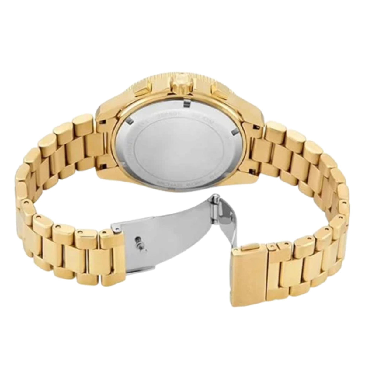 Michael Kors Maritime 45mm Chronograph Blue Dial Yellow Gold-Tone Steel Mens Quartz Watch MK9202