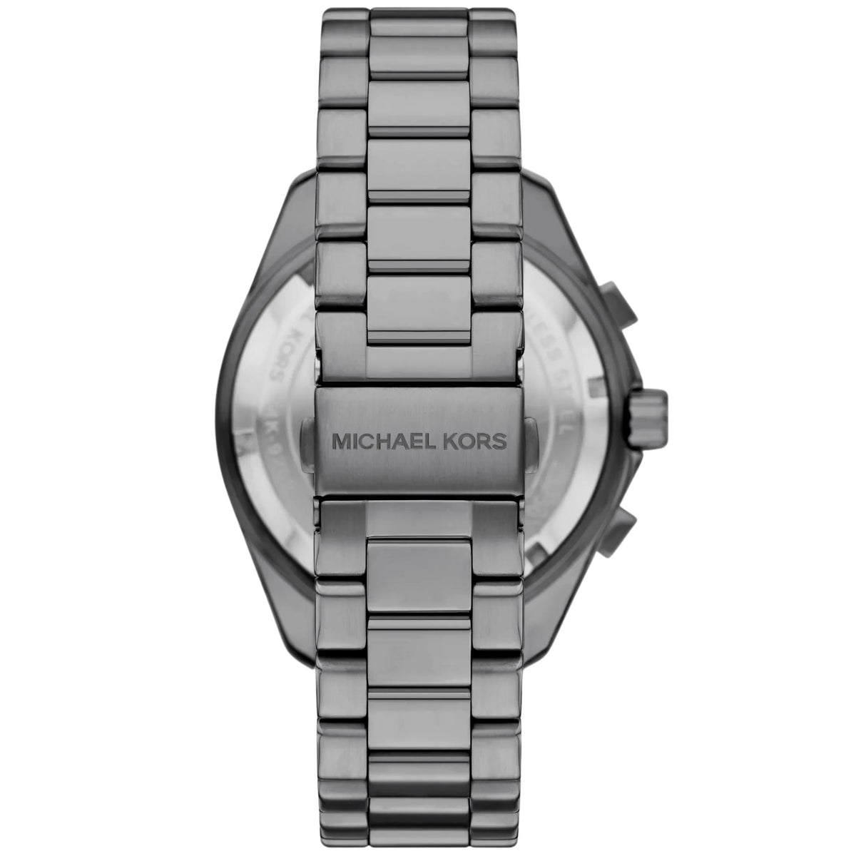 Michael Kors Maritime 45mm Chronograph Black Dial Steel Mens Quartz Watch MK9204