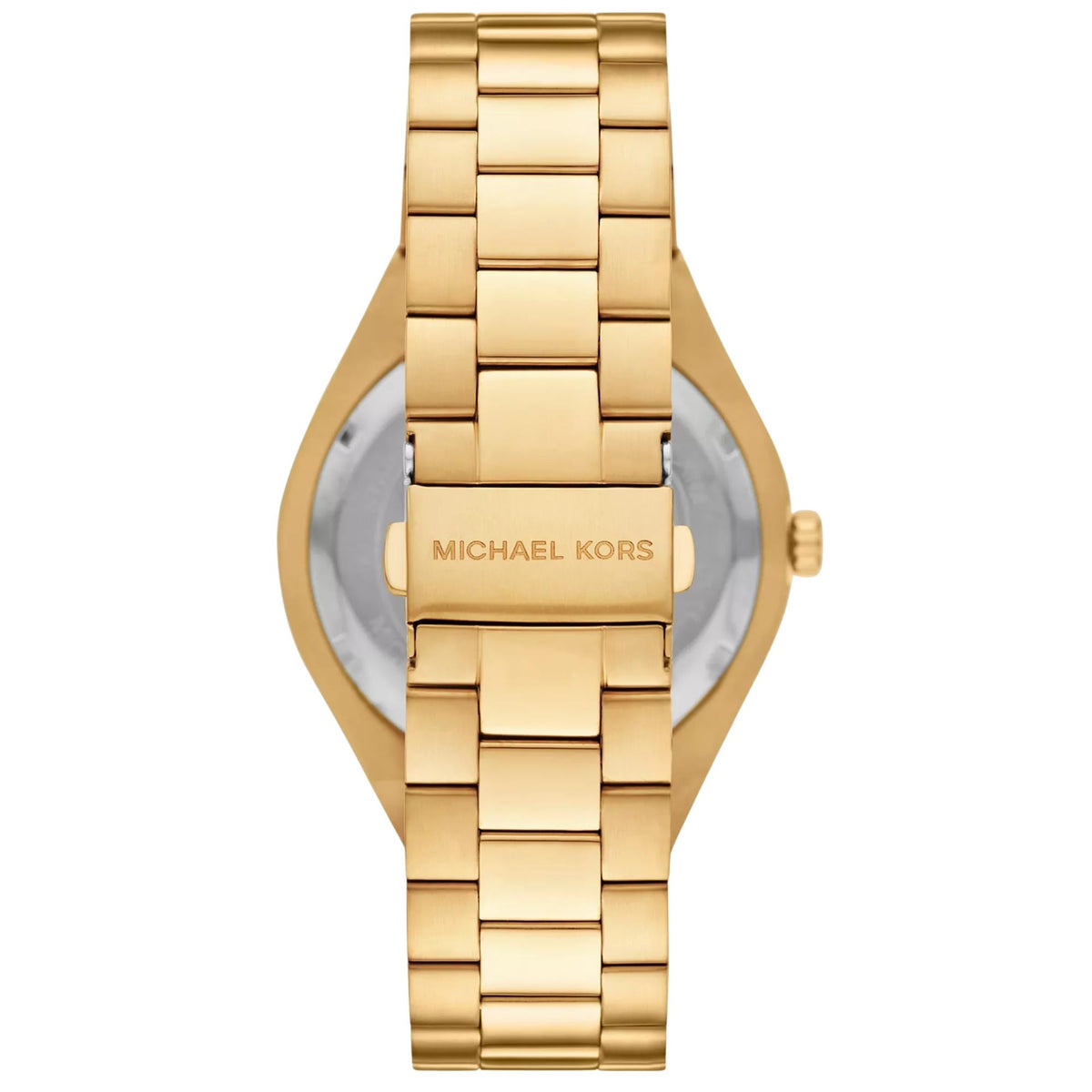 Michael Kors Lennox 43mm Black Dial Yellow Gold-Tone Steel Mens Quartz Watch MK9226