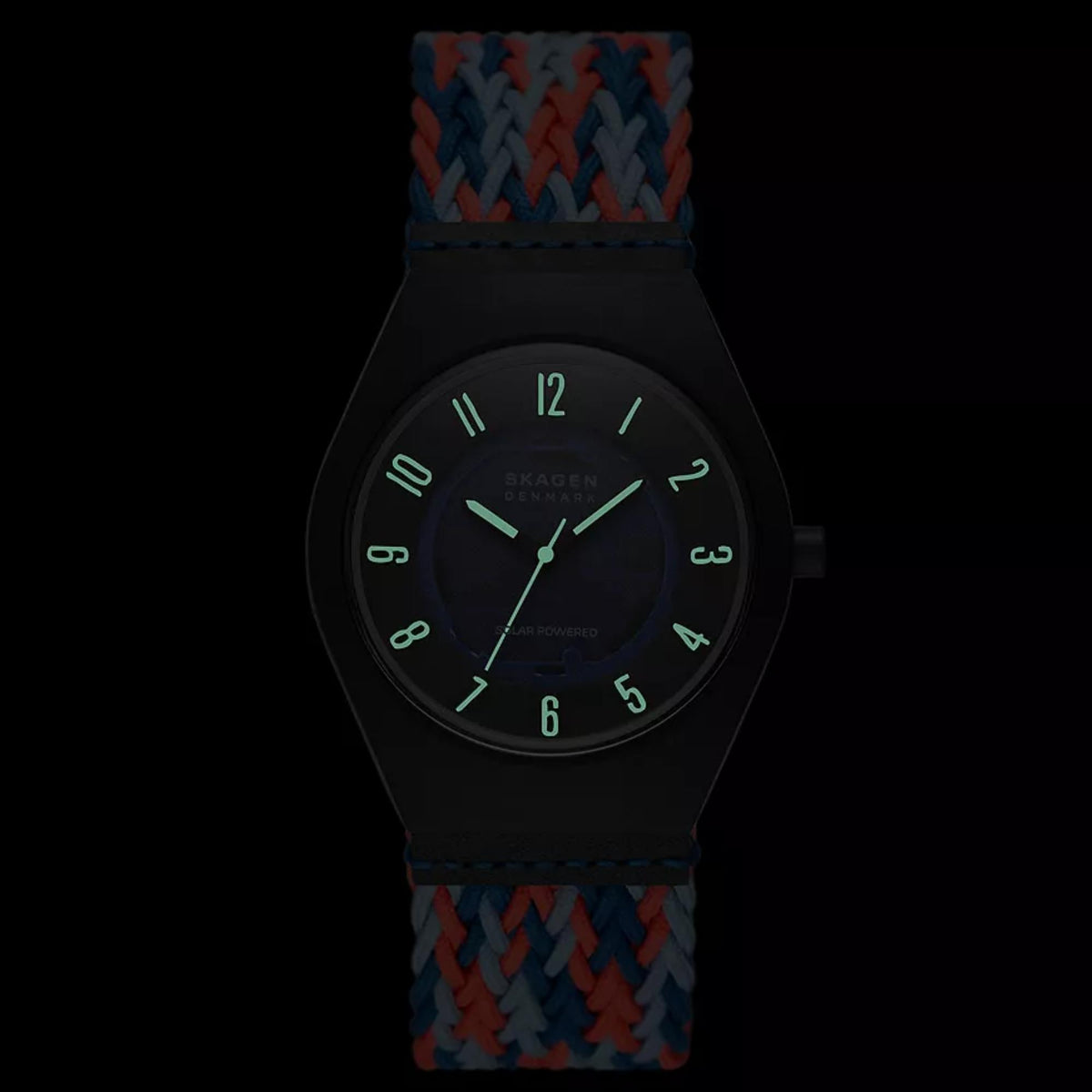 Skagen Samso Series 37mm Grey Dial Nylon Mens Solar Watch SKW6880
