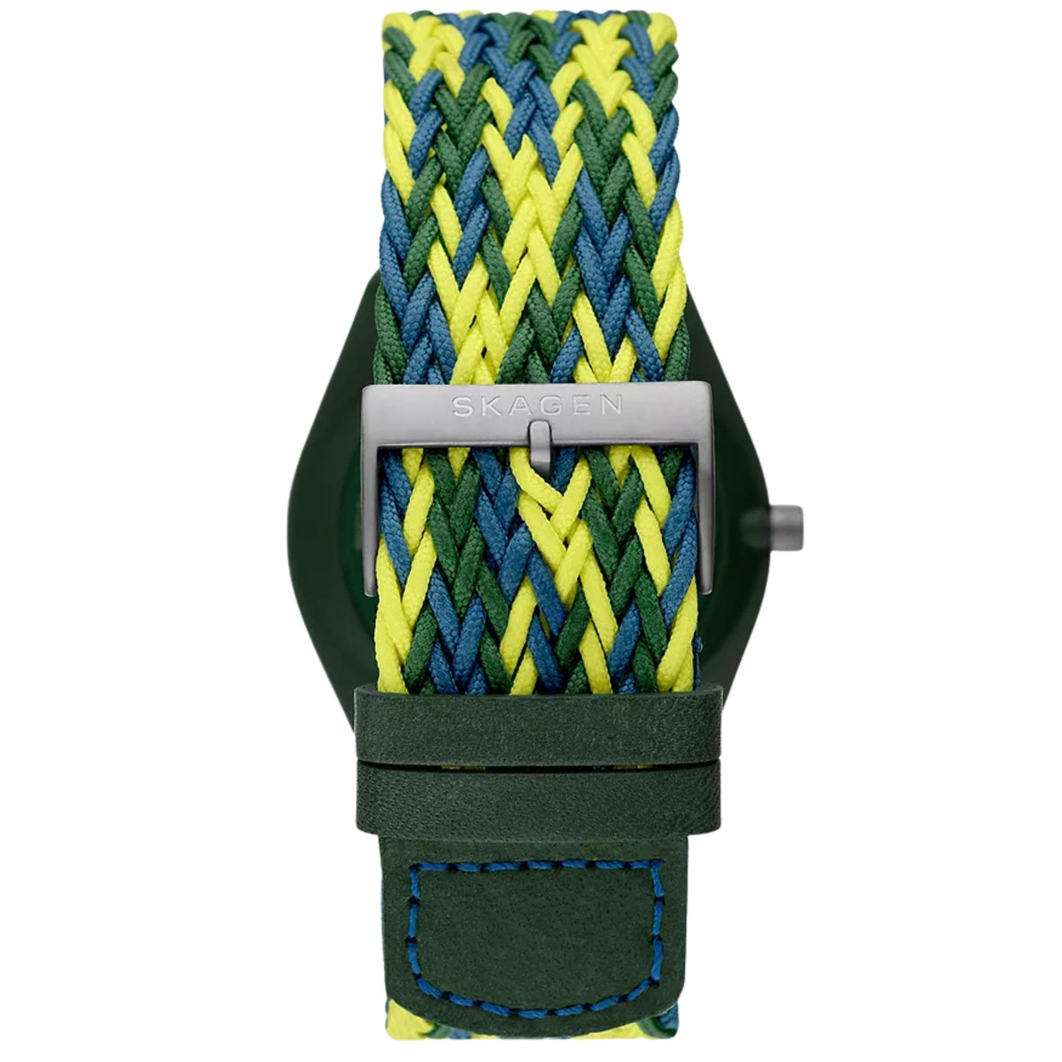 Skagen Samso Series 37mm Green Dial Nylon Mens Solar Watch SKW6881