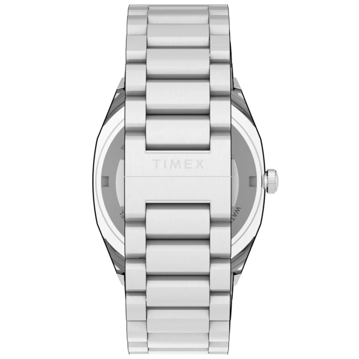 Timex E Line 38mm Silver Dial Steel Mens Automatic Watch TW6A00500