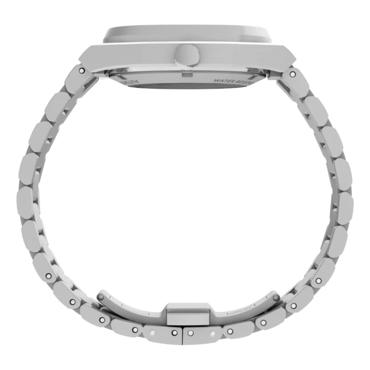 Timex E Line 38mm Silver Dial Steel Mens Automatic Watch TW6A00500