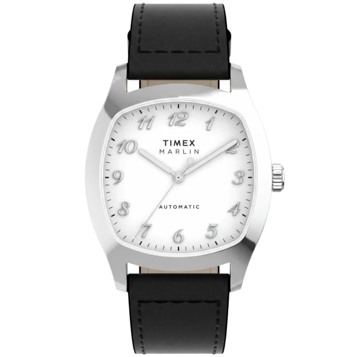 Timex Marlin Chatham 36mm White Dial Leather Mens Automatic Watch TW2Y84300