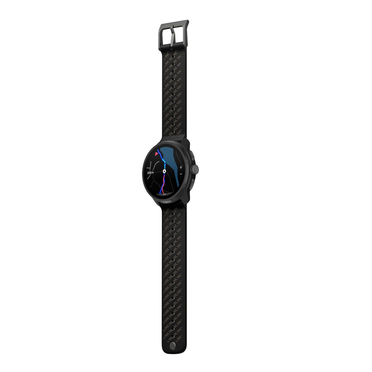 Suunto Race 3S 46mm 64GB AMOLED Digital Titanium Black Silicone Smart Fitness Watch SS051645000