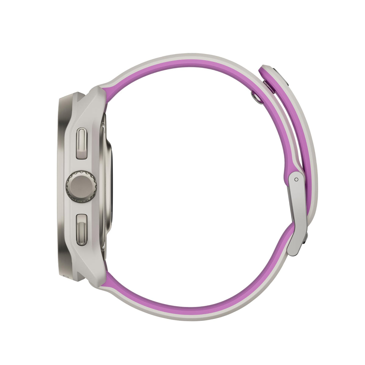 Suunto Race 3S 46mm 64GB AMOLED Digital Titanium Orchid Silicone Smart Fitness Watch SS051647000