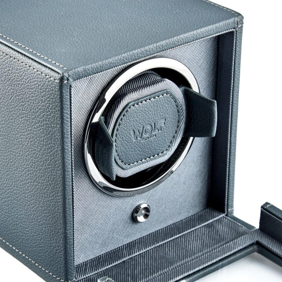 WOLF Cub Future Grey Single Watch Winder with Cover 461165