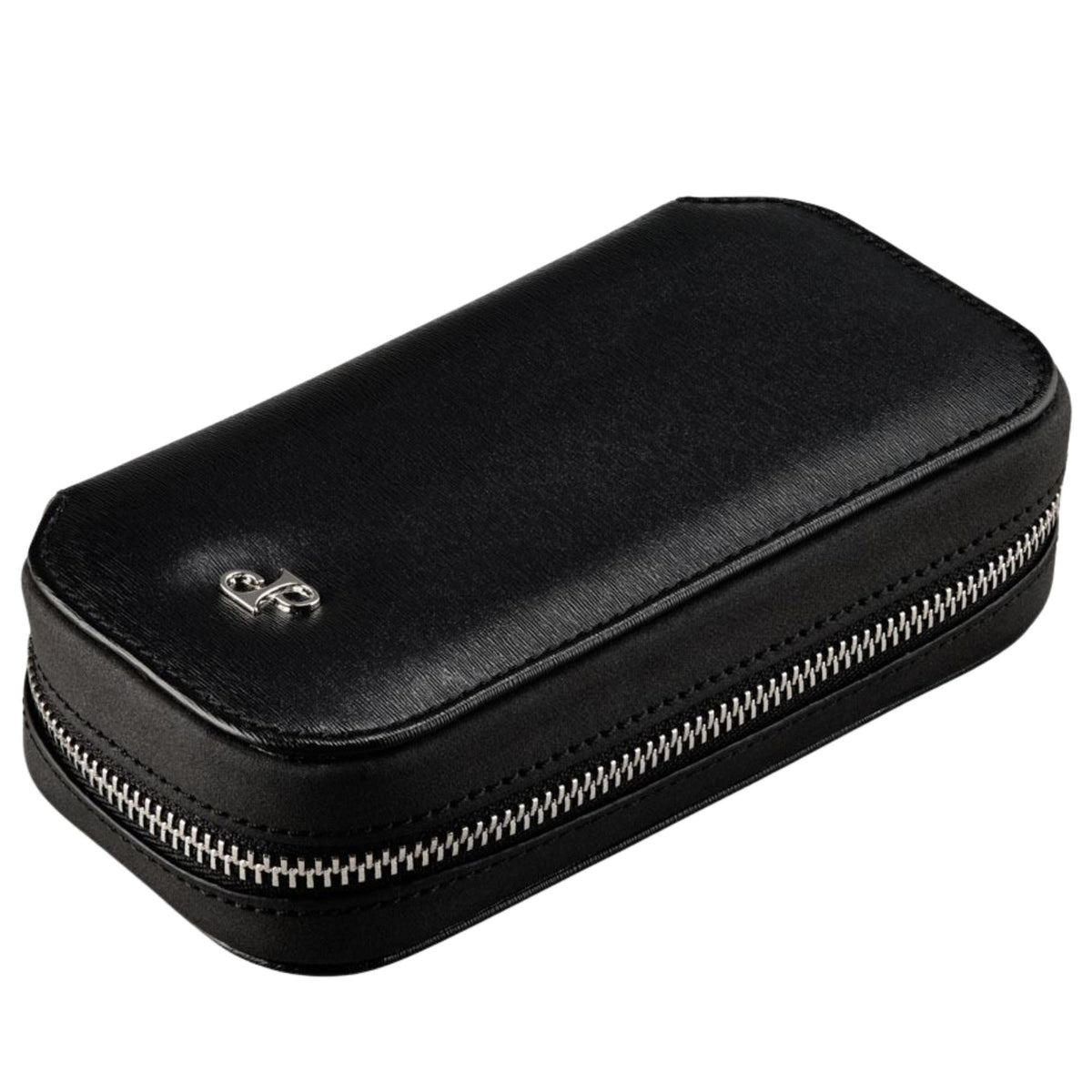 WOLF Philipp Black 2 Piece Watch Zip Case 190205
