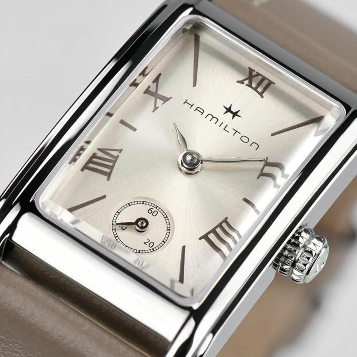 Hamilton American Classic Ardmore 19mm Silver Dial Leather Ladies Quartz Watch H11221514