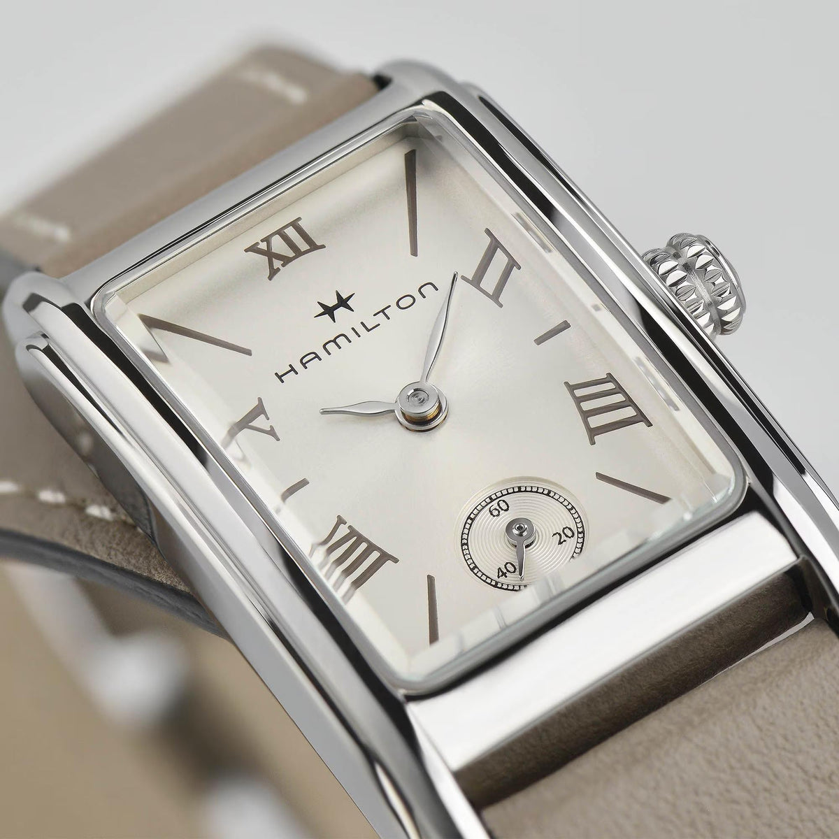 Hamilton American Classic Ardmore 19mm Silver Dial Leather Ladies Quartz Watch H11221914