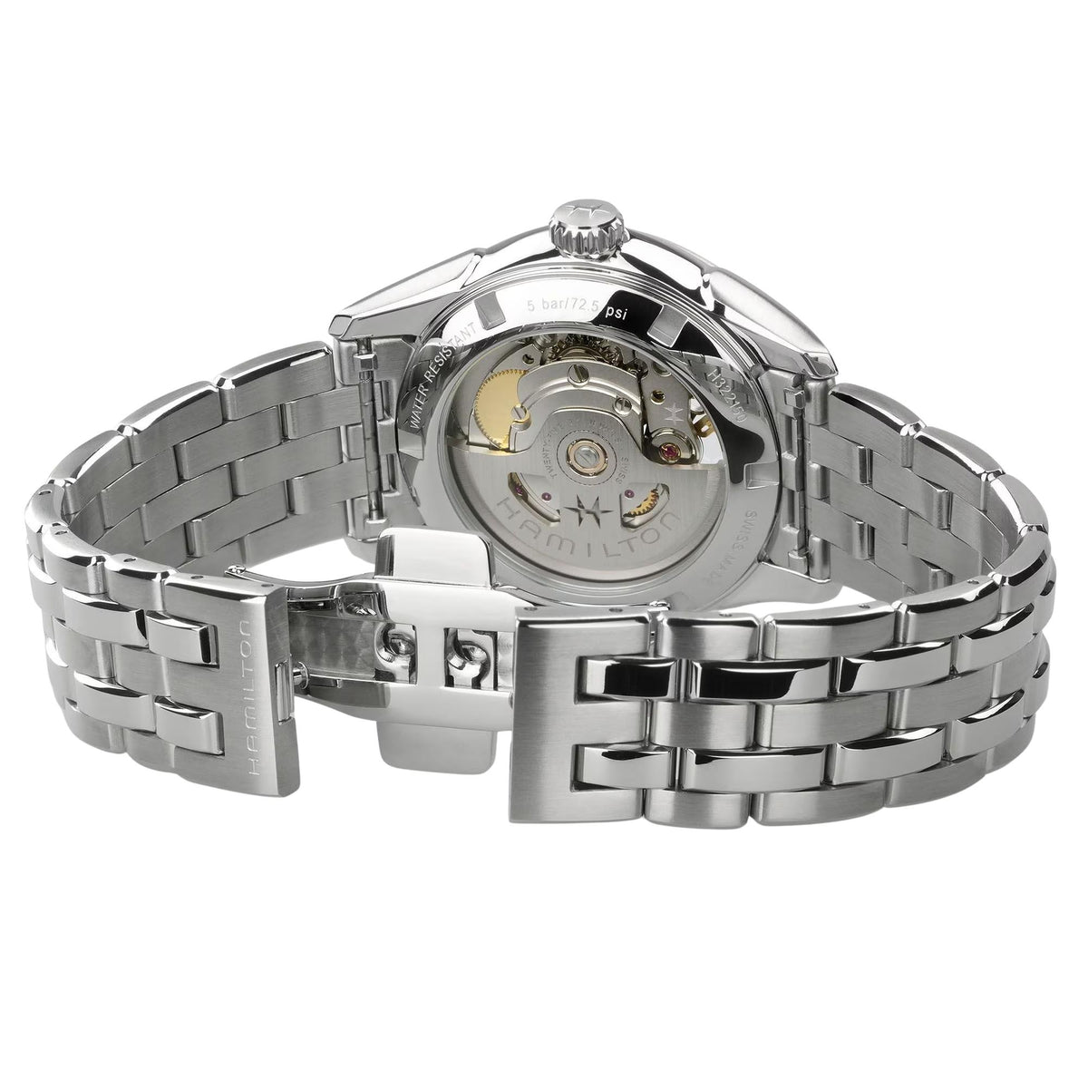 Hamilton Jazzmaster 36mm Open Heart Champagne Dial Steel Ladies Automatic Watch H32215101