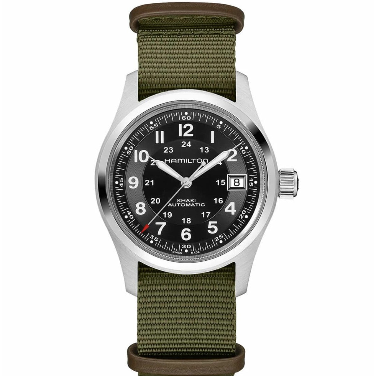 Hamilton x Call of Duty Black Ops 7 Khaki Field Special Edition Black Dial NATO Strap Men's Watch H70475930